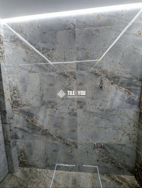 Керамограніт Italica | Denia Gold Silver Polished 60x120 см 16048 фото