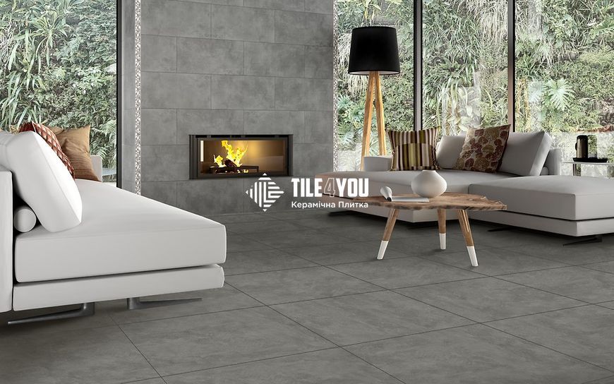 Керамогранит Cersanit | Gptu 603 Grey Matt Rect Silver Peak 59,8x59,8 см 12173 фото