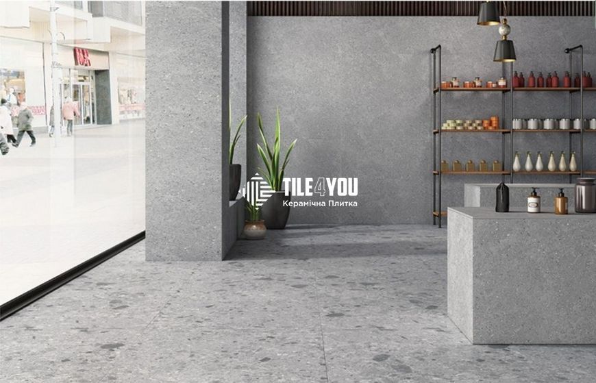 Керамогранит Casa Ceramica TERRAZZO GREY 120x120 см 49429236 фото