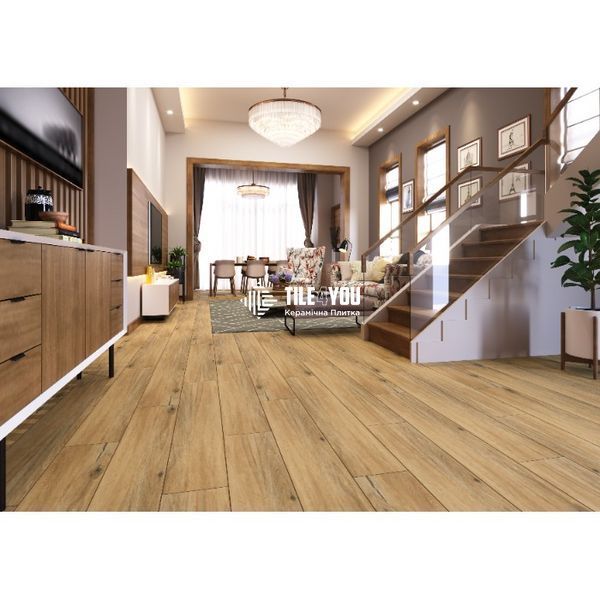 Плитка под дерево Ceramica Deseo | Apricot Honey 20x120 см 13230 фото