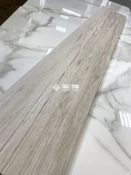 Плитка під дерево Teo Ceramics (Allore) | Aspen White F PR 198x1200x8 R Mat 1 16849 фото