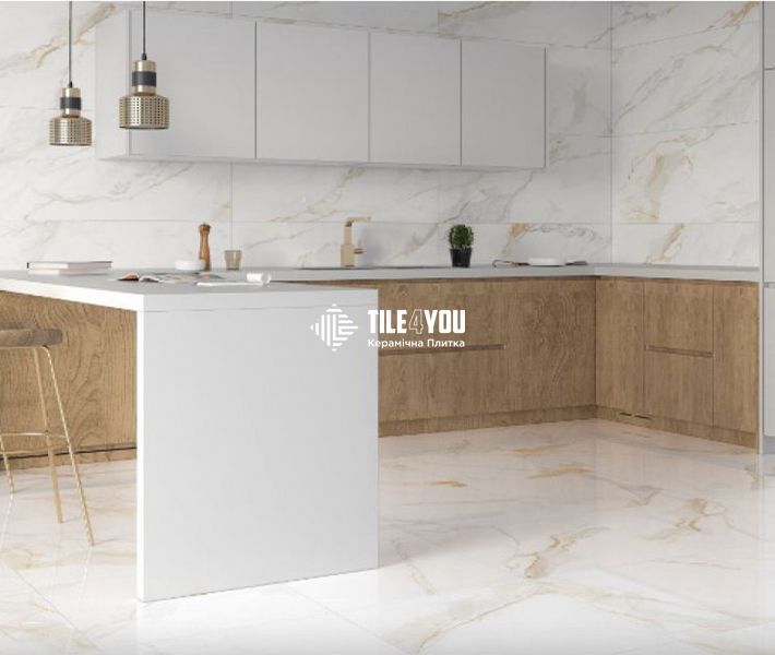 Керамограніт Ecoceramic | Marshall Gold Mat 90х90 - LM0804 - 017 201487 фото