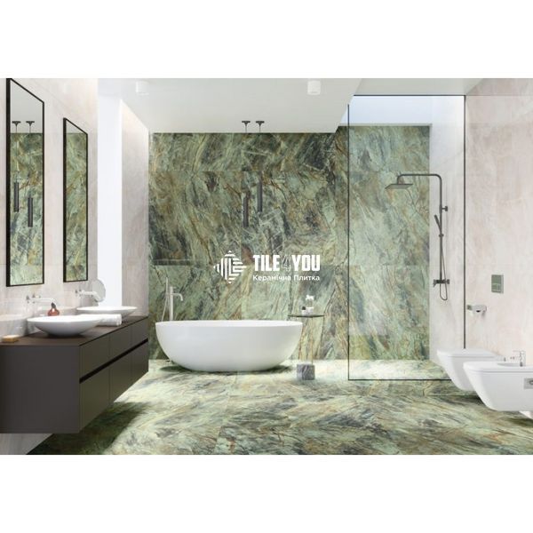 Керамограніт Cerrad | Brazilian Quartzite Green RECT 59,7X119,7 17119 фото