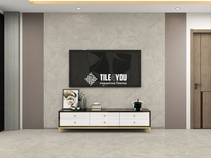 Керамогранит Ceramica Deseo | Плитка GRAVINIA CROSSCUT TAUPE 60x120 см 202918 фото