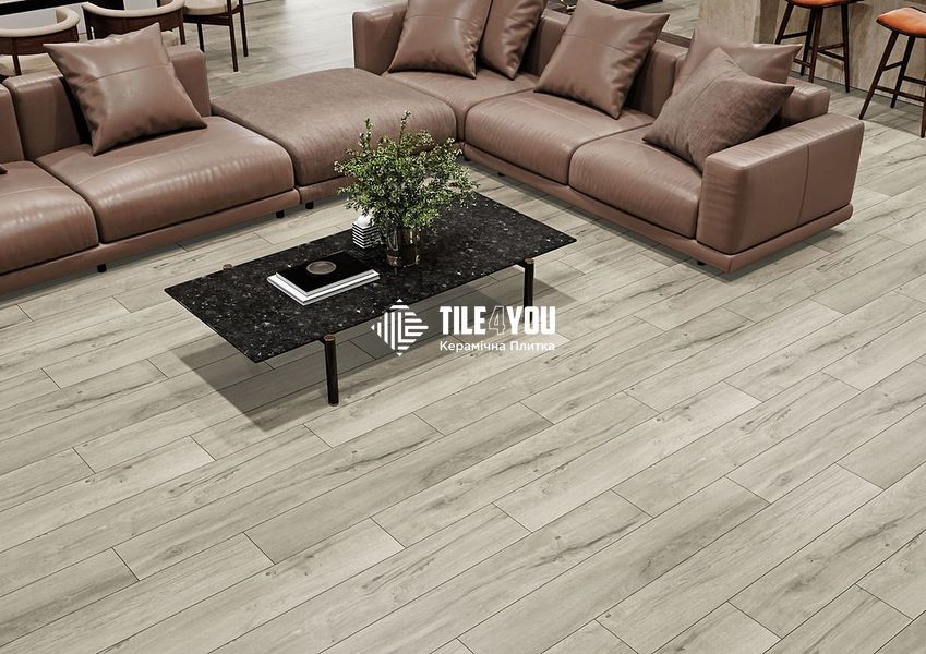 Плитка под дерево Cersanit | Wildwood Cream Mat Rect 19,8x119,8 G1 18728 фото