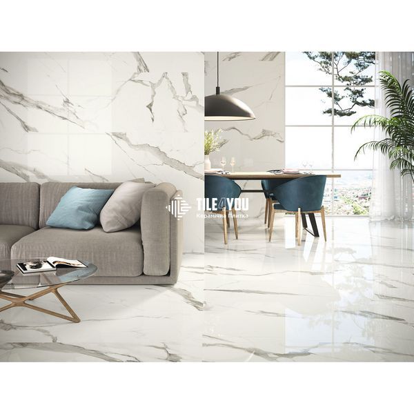Керамограніт Baldocer | STATUARIO POLISHED RECT. 60*120*7mm 203025 фото