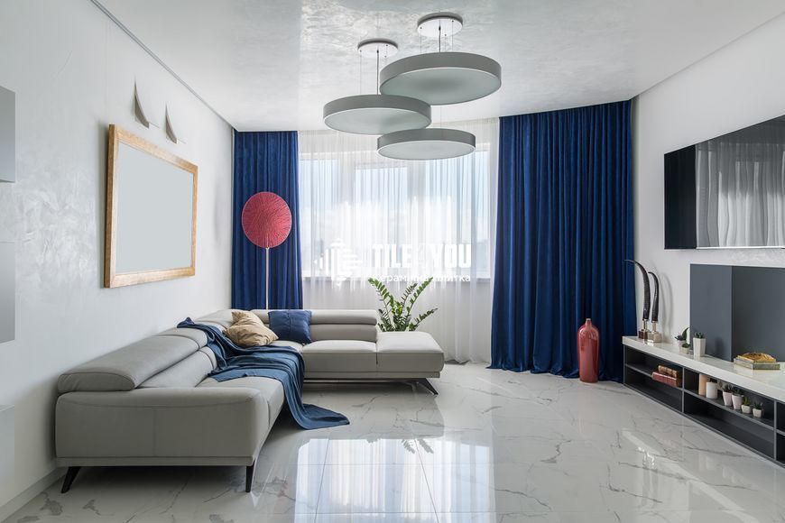 Керамограніт Netto Ceramika | White Marble Polished 60&times;120 17993 фото