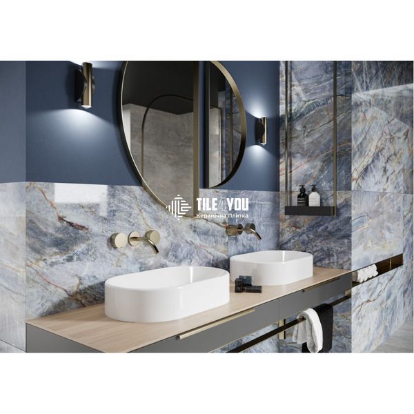 Керамограніт Cerrad | Brazilian Quartzite Blue RECT 59,7X119,7 17121 фото