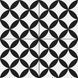 Керамограніт Almera Ceramica | Pris.Pre.Circle Black 45x45 см 17477 фото 1