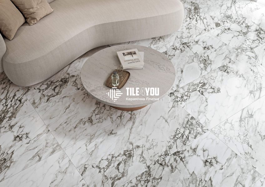 Керамограніт Golden Tile | Terragres Tempesta TS0990 білий 1200х600х8 202650 фото