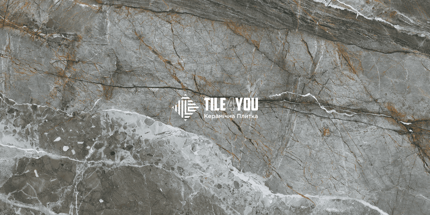 Керамограніт Inter Gres | Allure сірий 12060 205 072/G 60x120 см 18418 фото