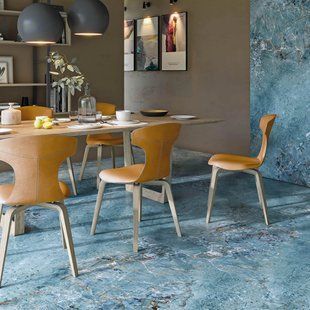 Керамограніт Kutahya | Freya Blue Rectified Polished Nano 60 x120 см 16106 фото