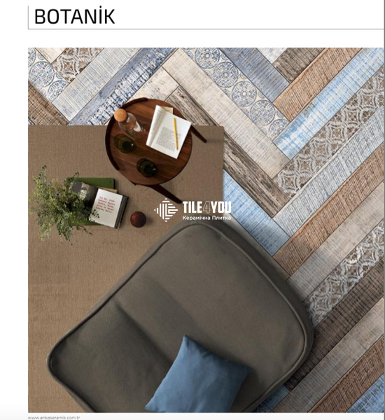 Плитка під дерево Anka Seramik | DECOR BOTANIK MULTI 15*90 202279 фото