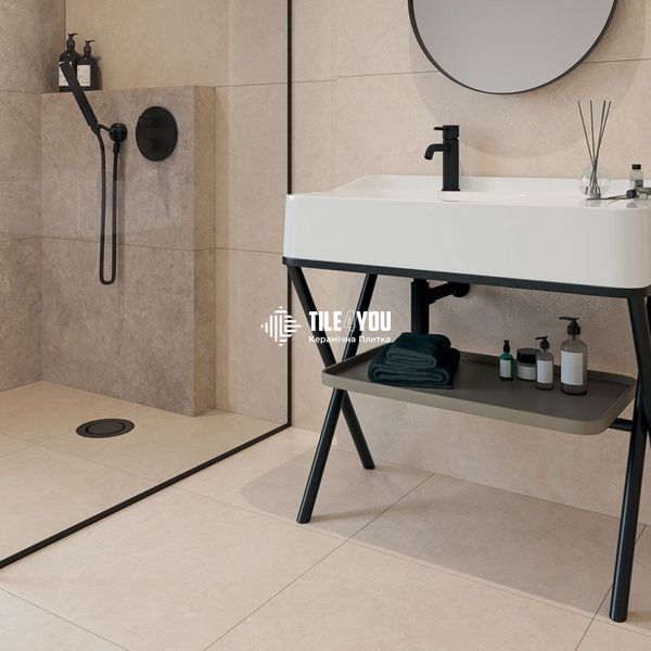 Керамограніт Paradyz | Lightstone Crema Gres Szkl. Rekt. 59,8X59,8 18469 фото