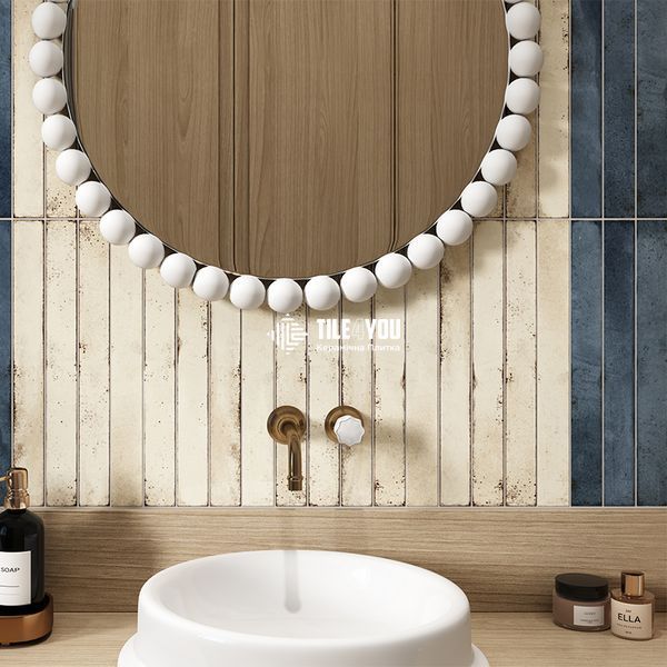 Керамогранит Almera Ceramica | Плитка Mixtik Blue 4.8х44.5 см 209033 фото