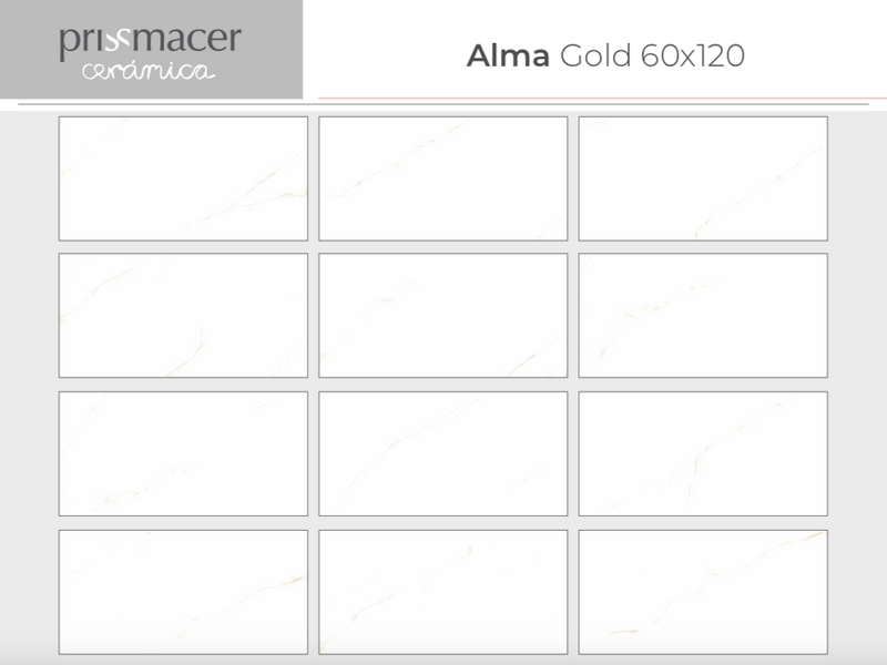 Керамограніт Prissmacer | Alma White 004 Polish 60 x120 202172 фото