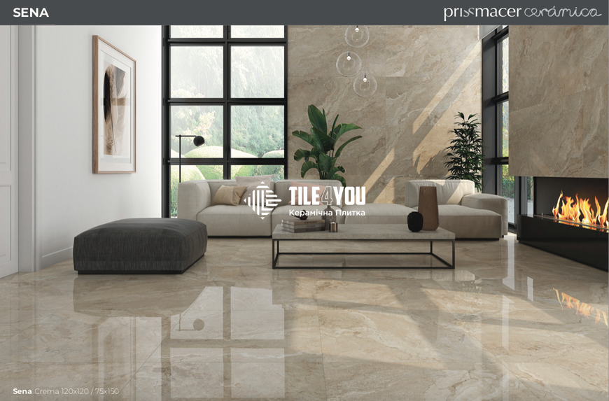 Керамогранит Prissmacer | Sena Perla Polish 60x120 19055 фото
