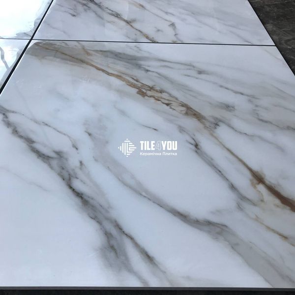 Керамограніт Varmora | Statuario Glenza Glossy 60x60 12839 фото
