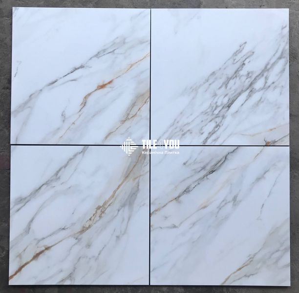 Керамограніт Varmora | Statuario Glenza Glossy 60x60 12839 фото