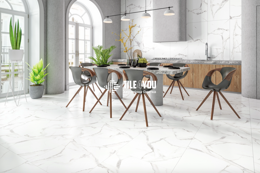 Керамограніт Teo Ceramics (Allore) | Sicilia White F P 600x1200x8 R Satin 1 15649 фото