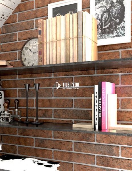 Керамогранит Golden Tile | Плитка Westminster 24Р010 оранжевий 250х60х6 17687 фото