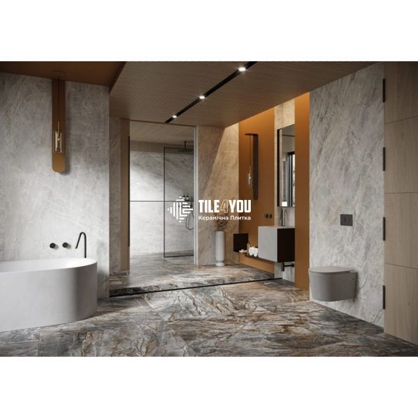 Керамограніт Cerrad | Brazilian Quartzite Black Rect 59,7X119,7 17125 фото