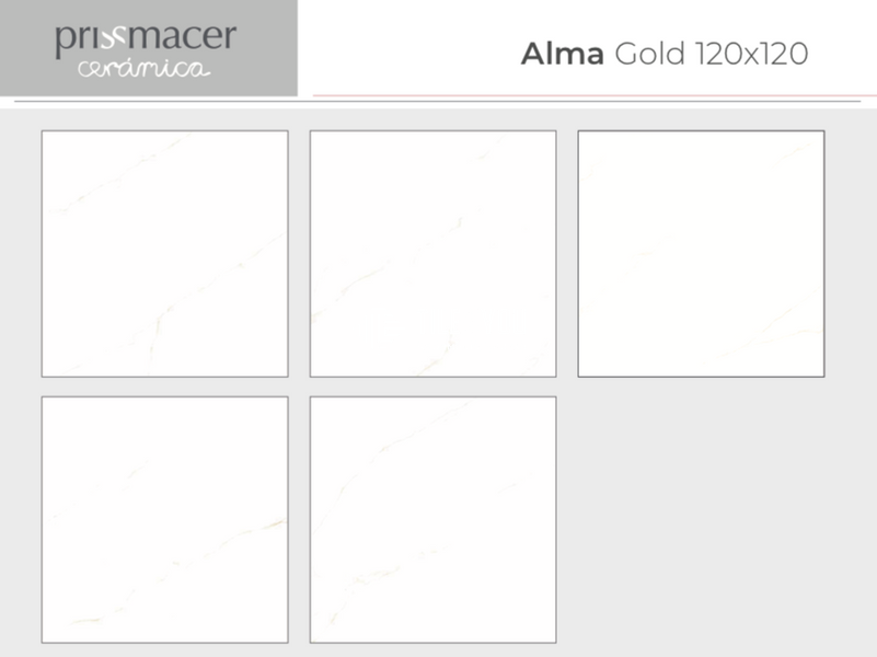 Керамограніт Prissmacer | Alma Gold 017 Mat 120x120 202174 фото