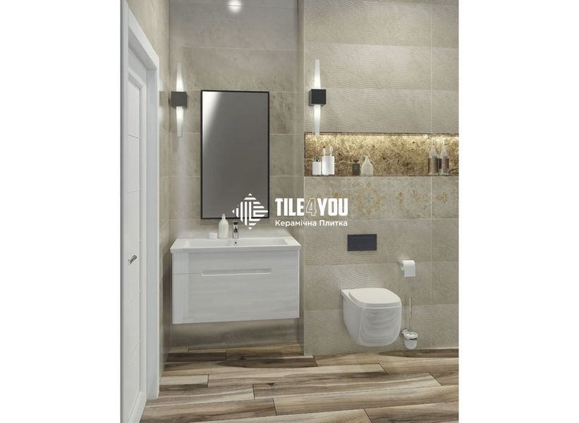 Плитка для стін MEMMER DC. MELLUM TAUPE 33,3x100 см от Navarti Ceramica (Іспанія) 48174926 фото