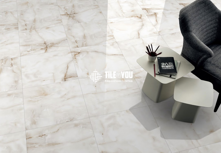 Керамограніт Netto Ceramika | Onyx Sand Polished 60&times;60 17998 фото