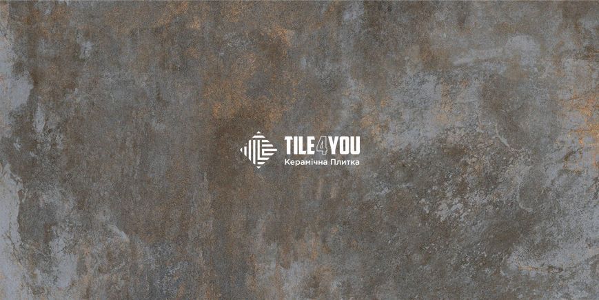 Керамограніт Golden Tile | Плитка Metallica 782980 сірий 1200х600х8 202604 фото