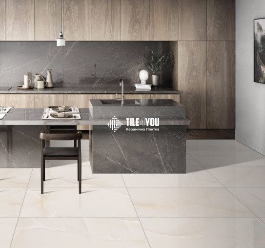 Керамограніт Italica | Oval Onyx Crema Polished 60x60 см 16063 фото