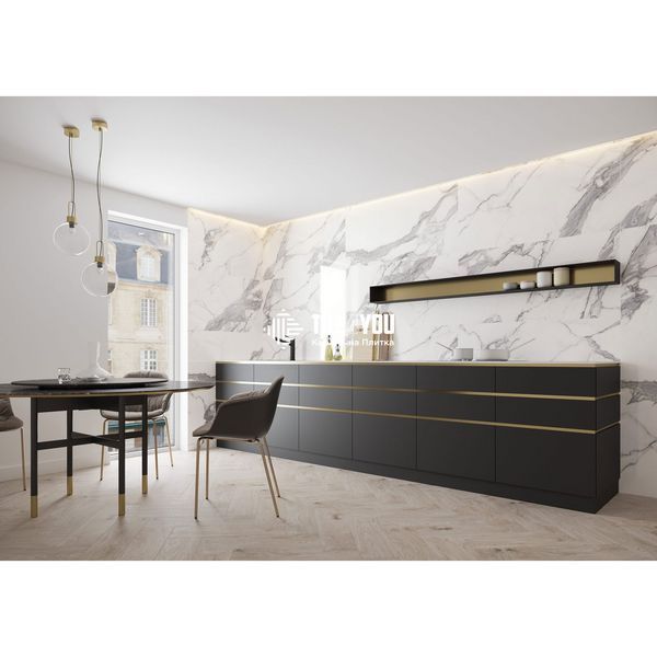Керамограніт Cerrad | Calacatta White Rect 59,7X59,7 17131 фото