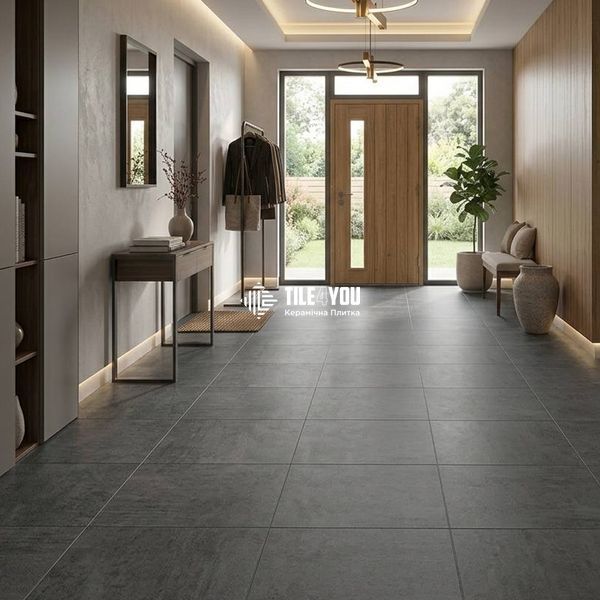 Керамогранит Ceramica Deseo | Плитка Industrial Black 42x42 см 209854 фото