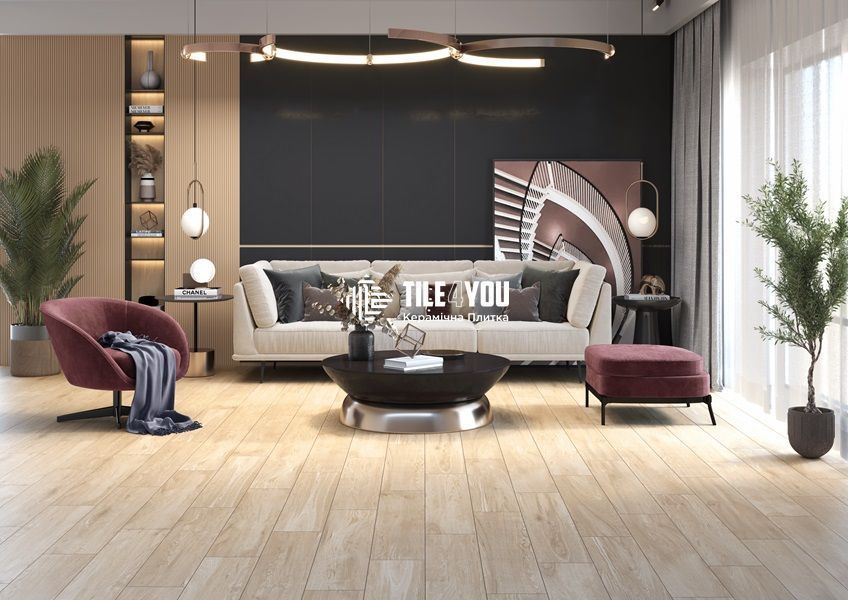 Плитка под дерево Ceramica Deseo | P NOOK NATURAL R PRI 1195&times;225 201188 фото