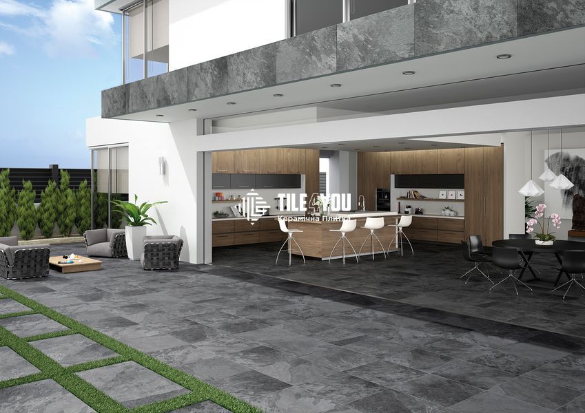 Керамограніт Rocersa | Axis Black 60x120 RC 13037 фото