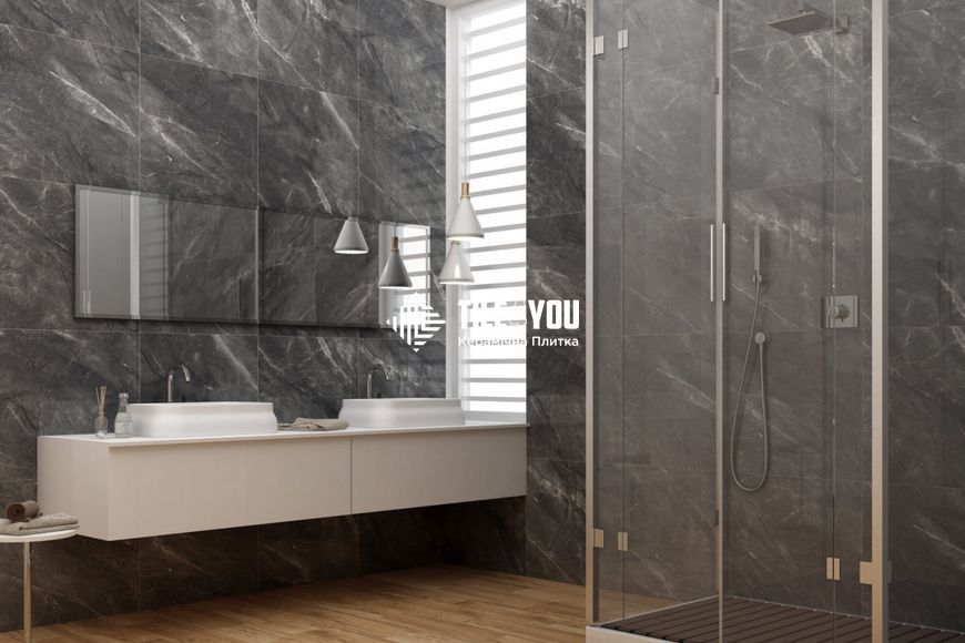Керамограніт Netto Ceramika | Venezia Nero Matt 60&times;60 17999 фото