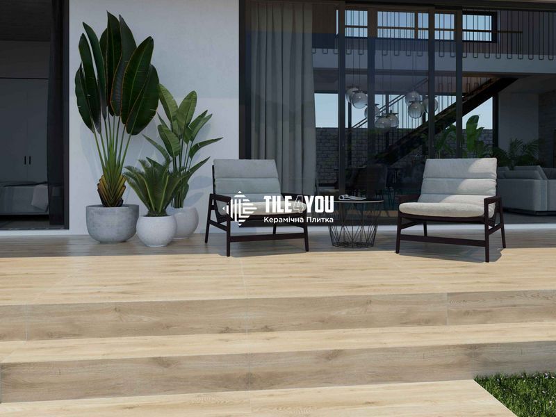 Керамогранит Golden Tile | Плитка Kronewald 971420 бежевый 1198х198x8 20024 фото