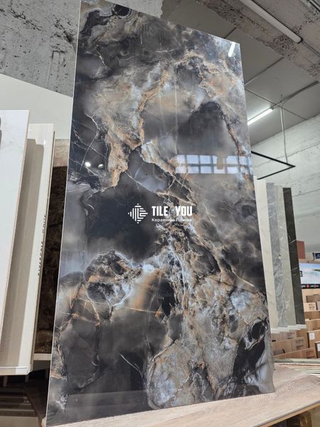 Керамограніт Teo Ceramics | Itaka Black F P 600x1200x8 R Full Lappato 1 17489 фото