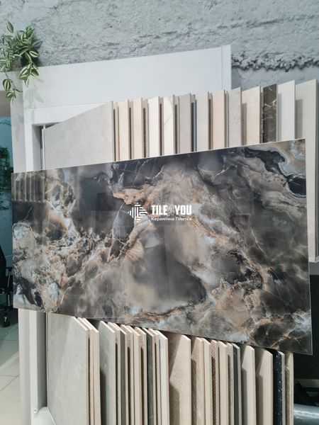 Керамограніт Teo Ceramics | Itaka Black F P 600x1200x8 R Full Lappato 1 17489 фото