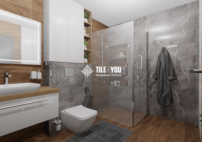 Керамогранит CERAMA MARKET | CLAROS GREY GRANDE 80х160 18056 фото