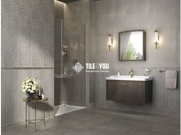 Плитка для стін Kale Daria RM-6187R Damask Mink 30x90 41626415 фото