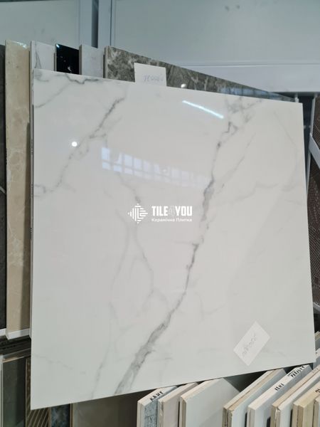Керамограніт Inspiro | Marshy White Glossy 600x600 см 12710 фото