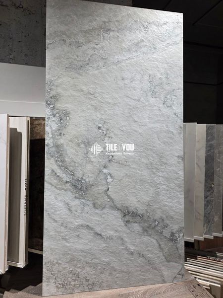 Керамограніт Italica | Плитка STONEHAZE LIGHT GREY STONELO+CARVING 60 x 120 202882 фото