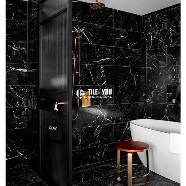 Керамограніт Cerrad | Eldrok Nero Rect 59,7X119,7 17185 фото