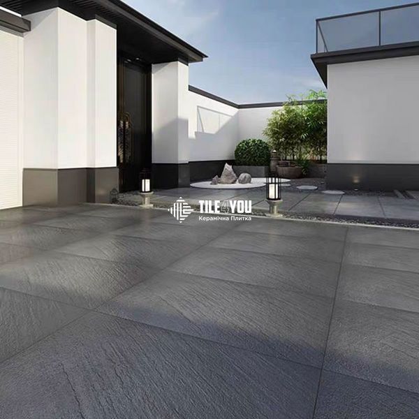 Керамограніт Megagres | NF999 SUPER BLACK STRU 60x120 см 17797 фото
