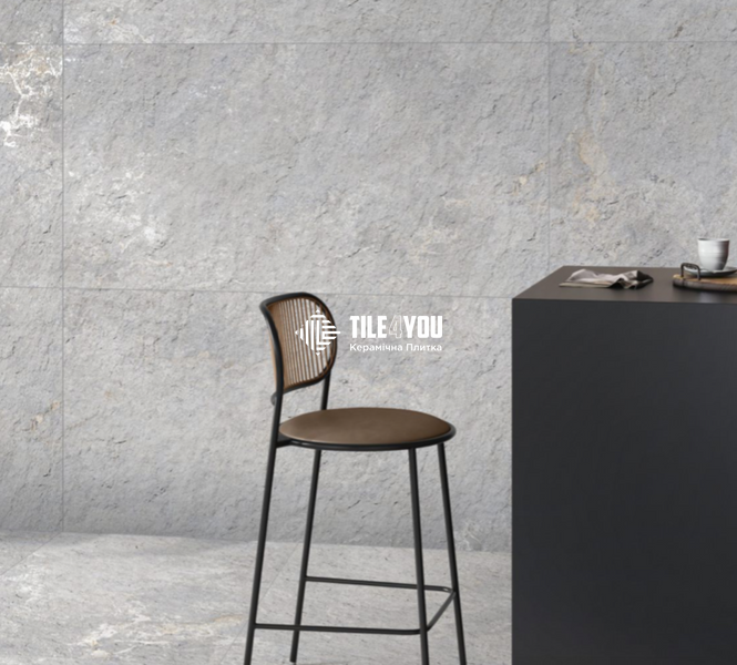 Керамограніт Italica | Плитка STONEHAZE LIGHT GREY STONELO+CARVING 60 x 120 202882 фото