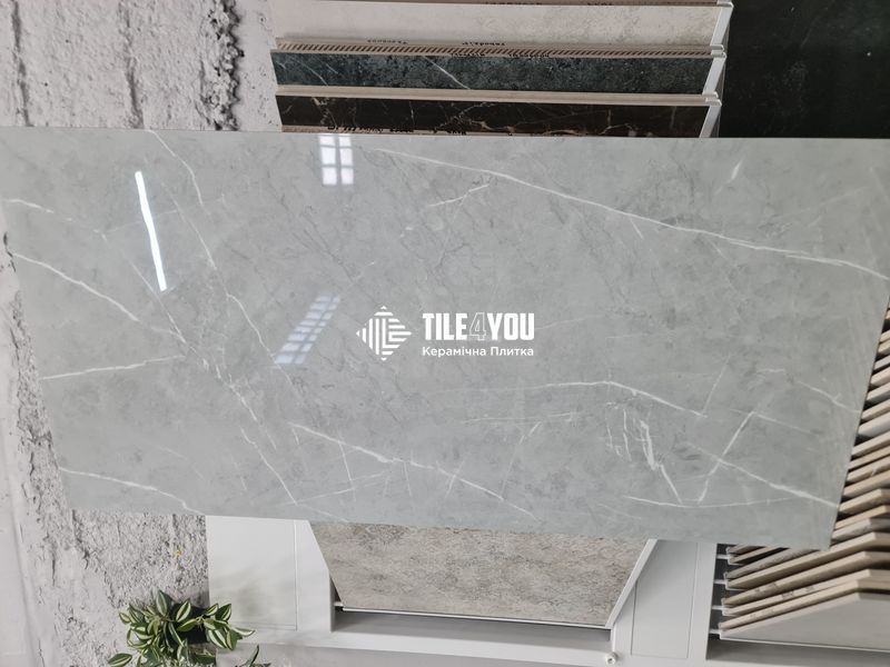 Керамограніт Netto Ceramika | Sterling Grey Polished 600x1200 19010 фото