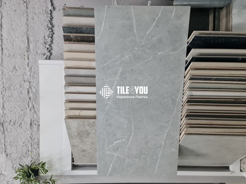 Керамограніт Netto Ceramika | Sterling Grey Polished 600x1200 19010 фото