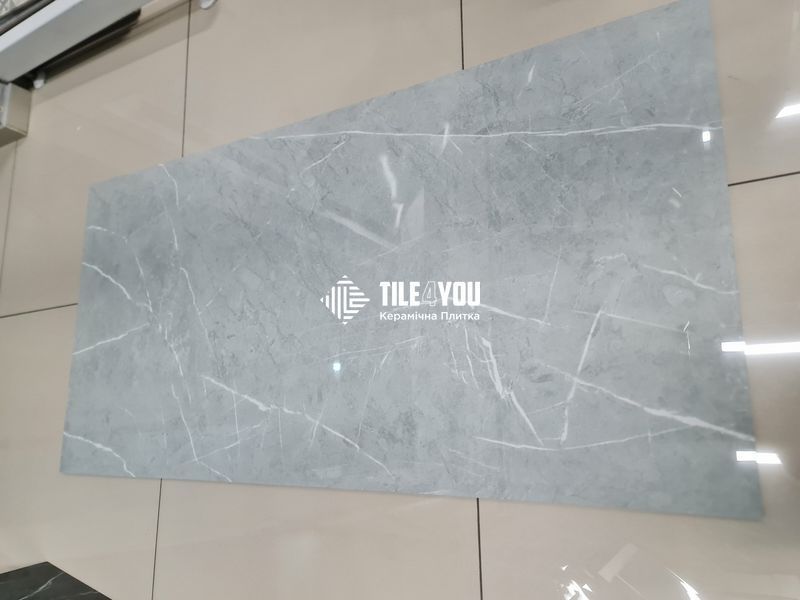 Керамограніт Netto Ceramika | Sterling Grey Polished 600x1200 19010 фото