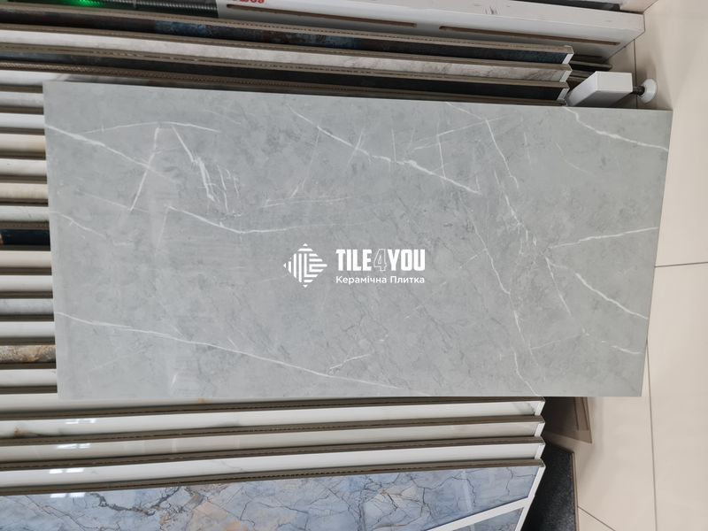 Керамограніт Netto Ceramika | Sterling Grey Polished 600x1200 19010 фото